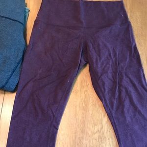 Lululemon wunder under crop leggings